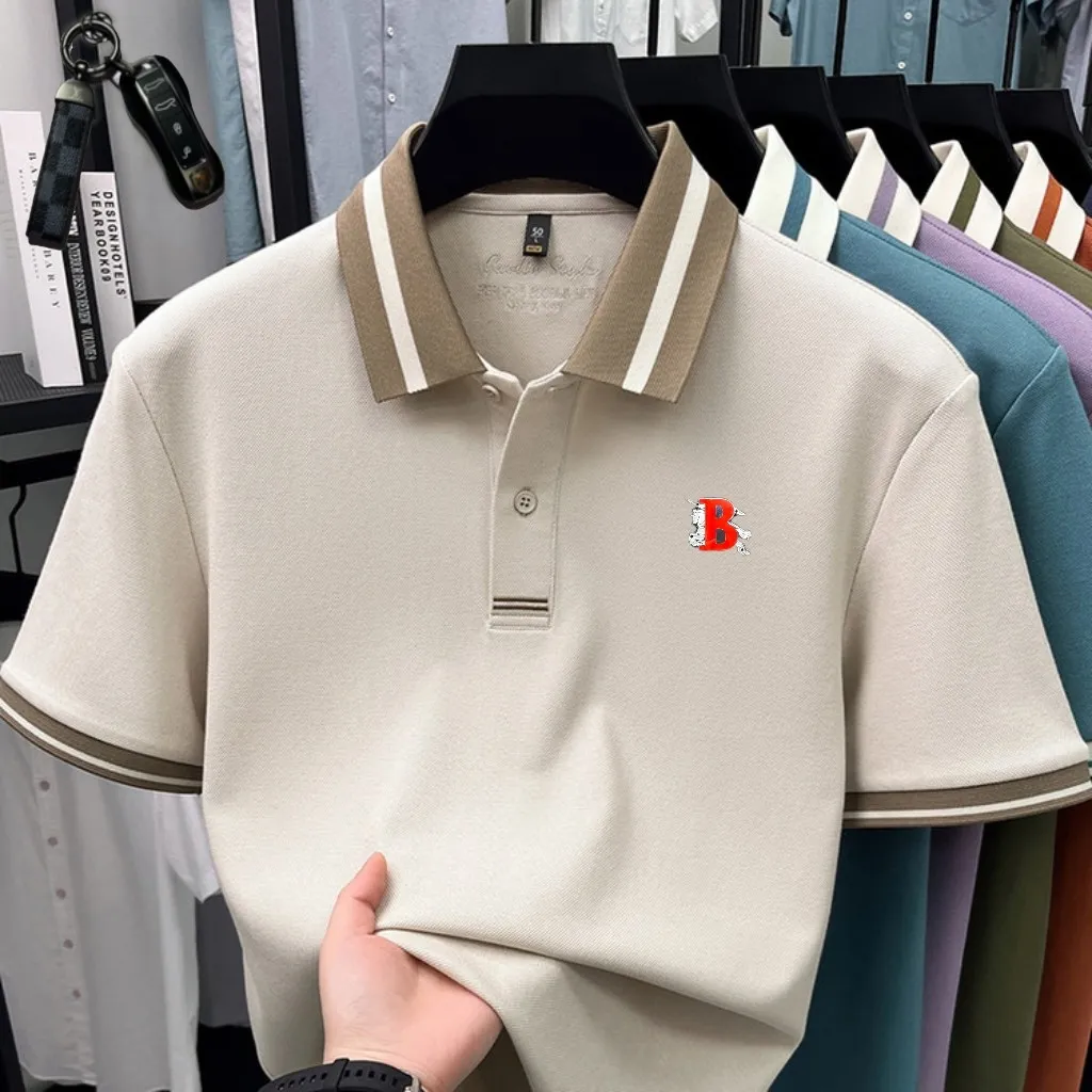 P135【 🔑】 26 Quality POLO ， Quality ， Breathable ， LOGO， ⚡️ T ⚡️ ， ！Sizes：M-4XL（ 210 、 。
